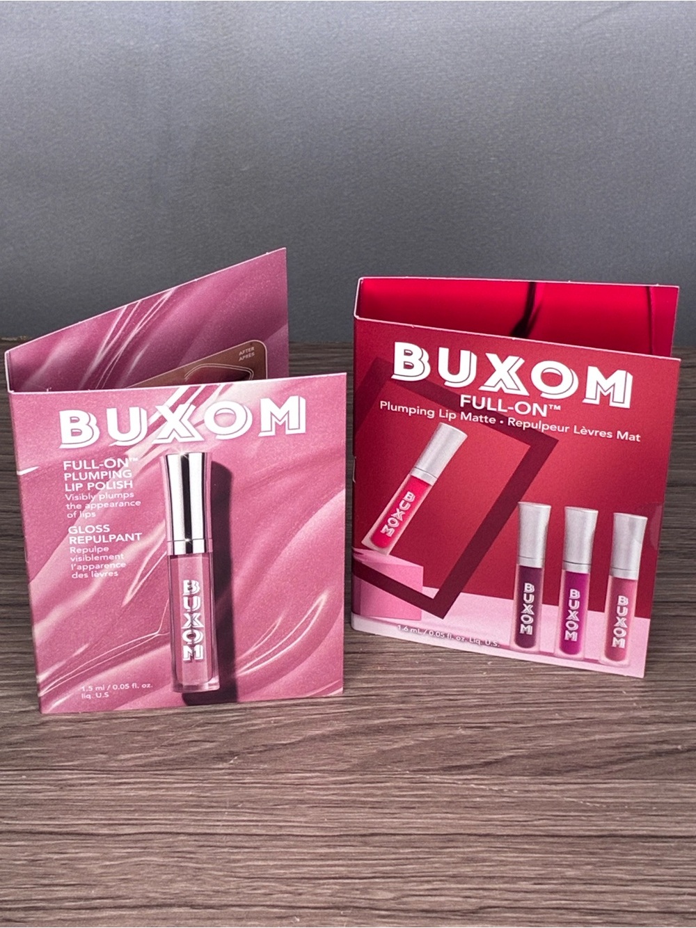 🐼 3/$25 NWT BUXOM Plumping Lip Duo - Pink & Red